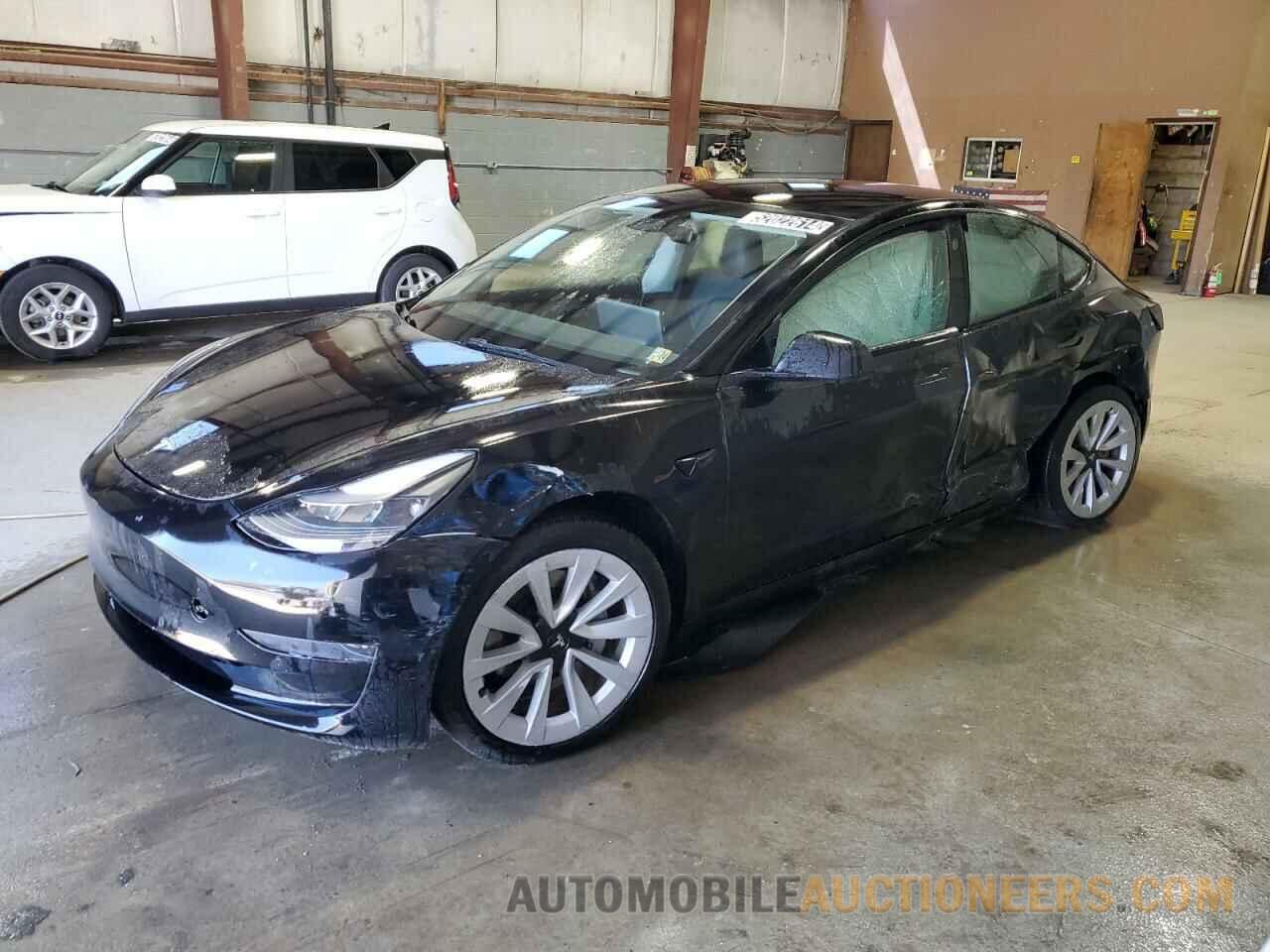 5YJ3E1EA4NF290807 TESLA MODEL 3 2022