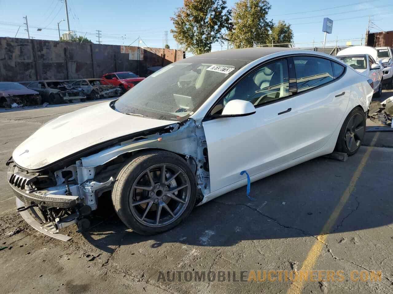 5YJ3E1EA4NF290905 TESLA MODEL 3 2022