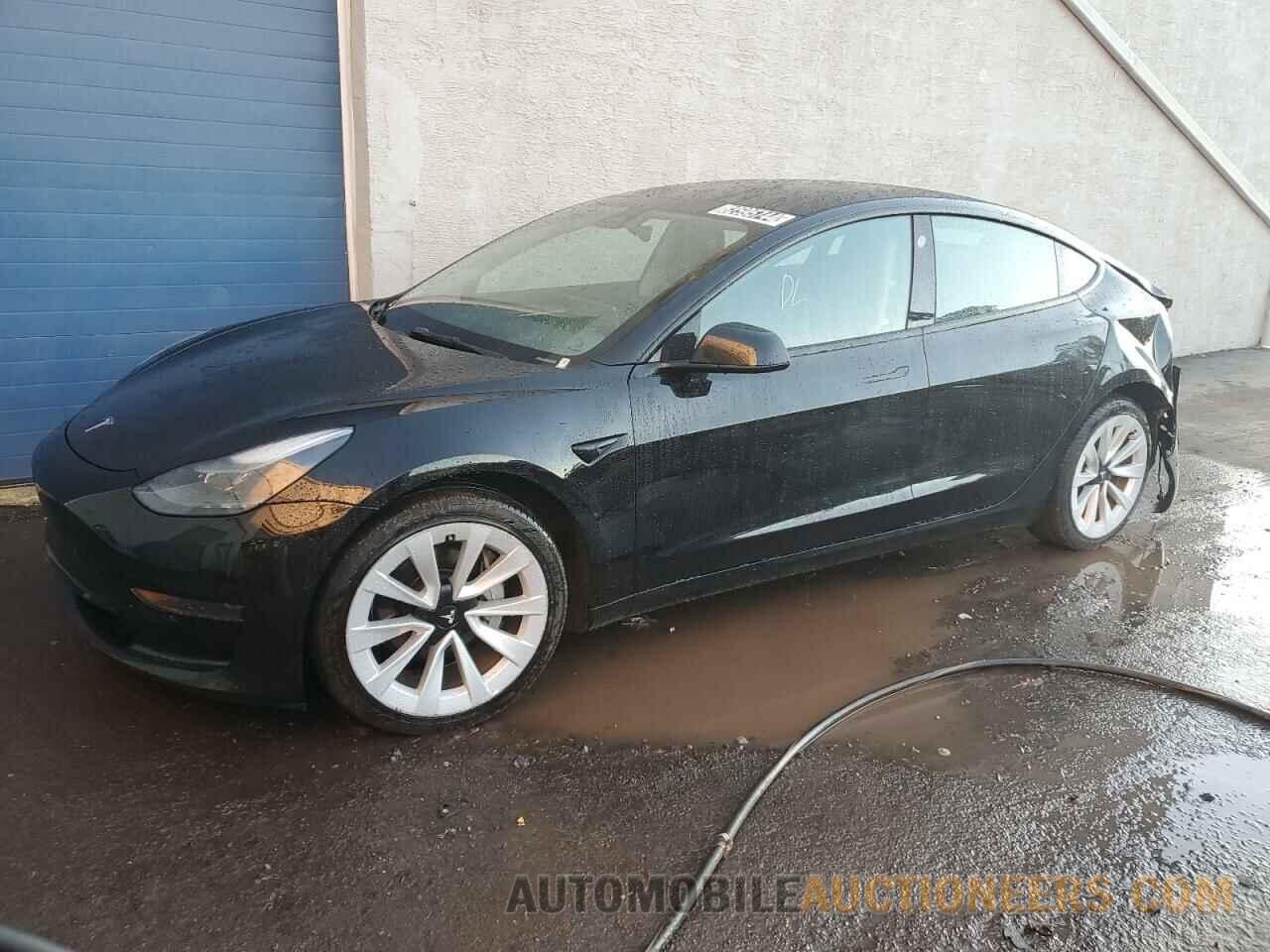 5YJ3E1EA4NF291195 TESLA MODEL 3 2022