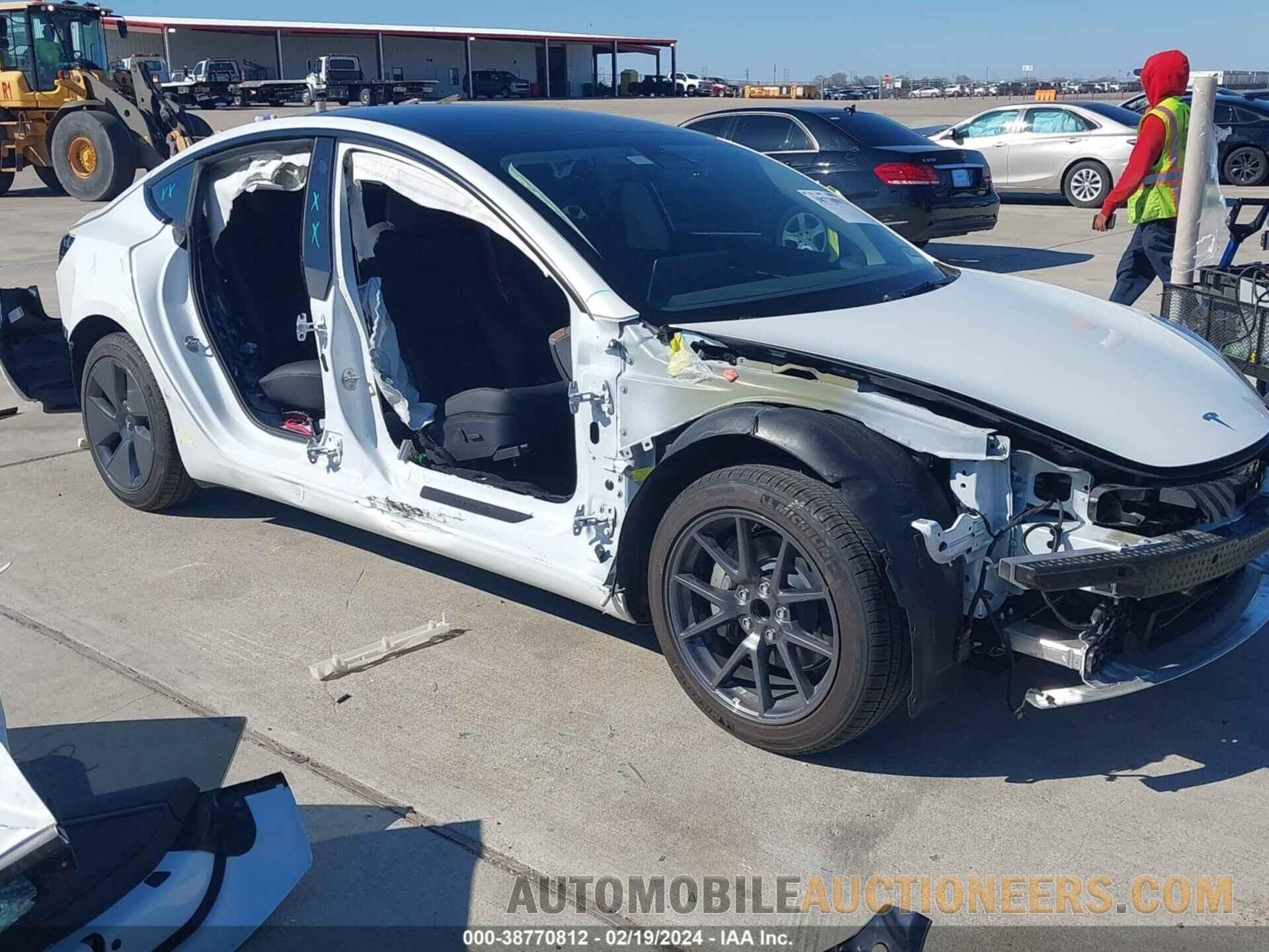 5YJ3E1EA4NF301854 TESLA MODEL 3 2022