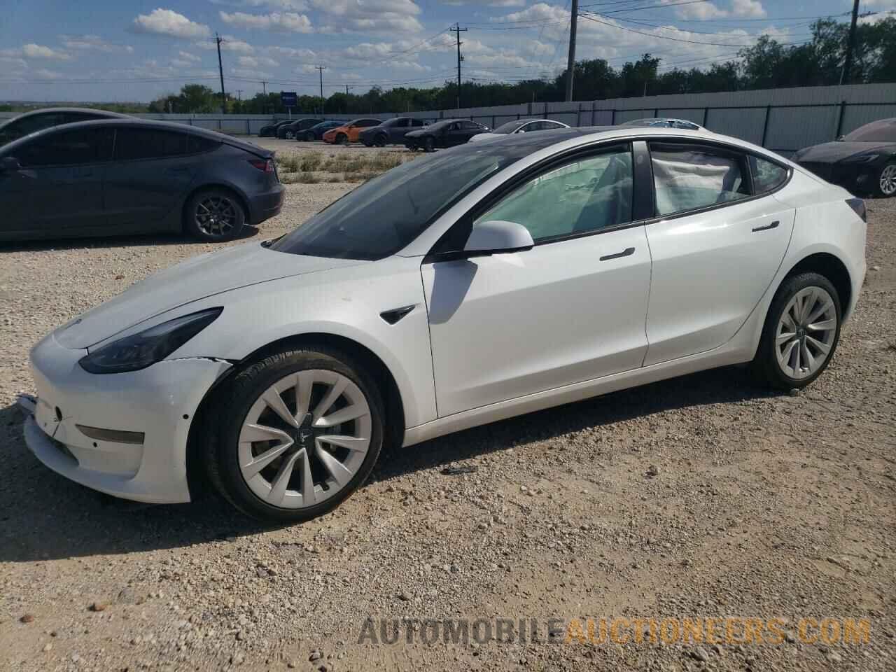 5YJ3E1EA4NF302549 TESLA MODEL 3 2022