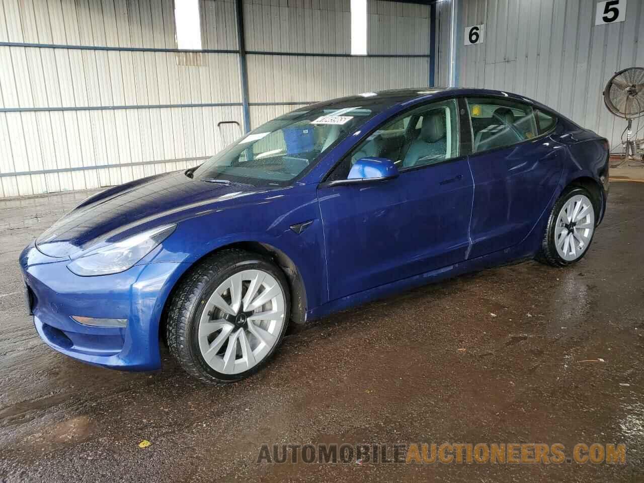 5YJ3E1EA4NF304558 TESLA MODEL 3 2022