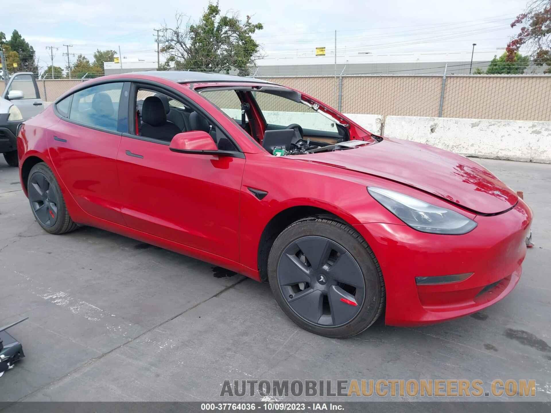 5YJ3E1EA4NF305693 TESLA MODEL 3 2022