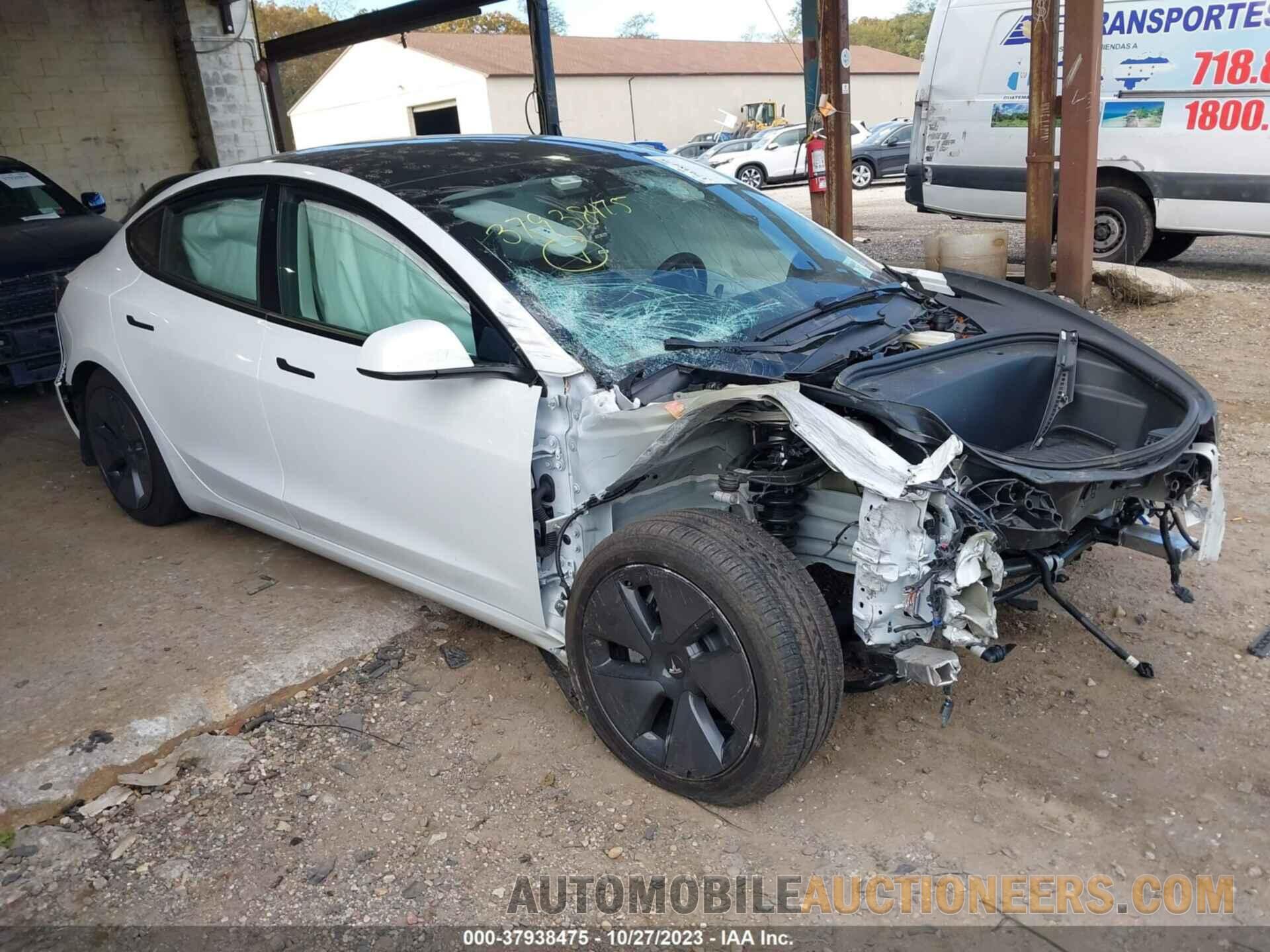 5YJ3E1EA4NF316385 TESLA MODEL 3 2022