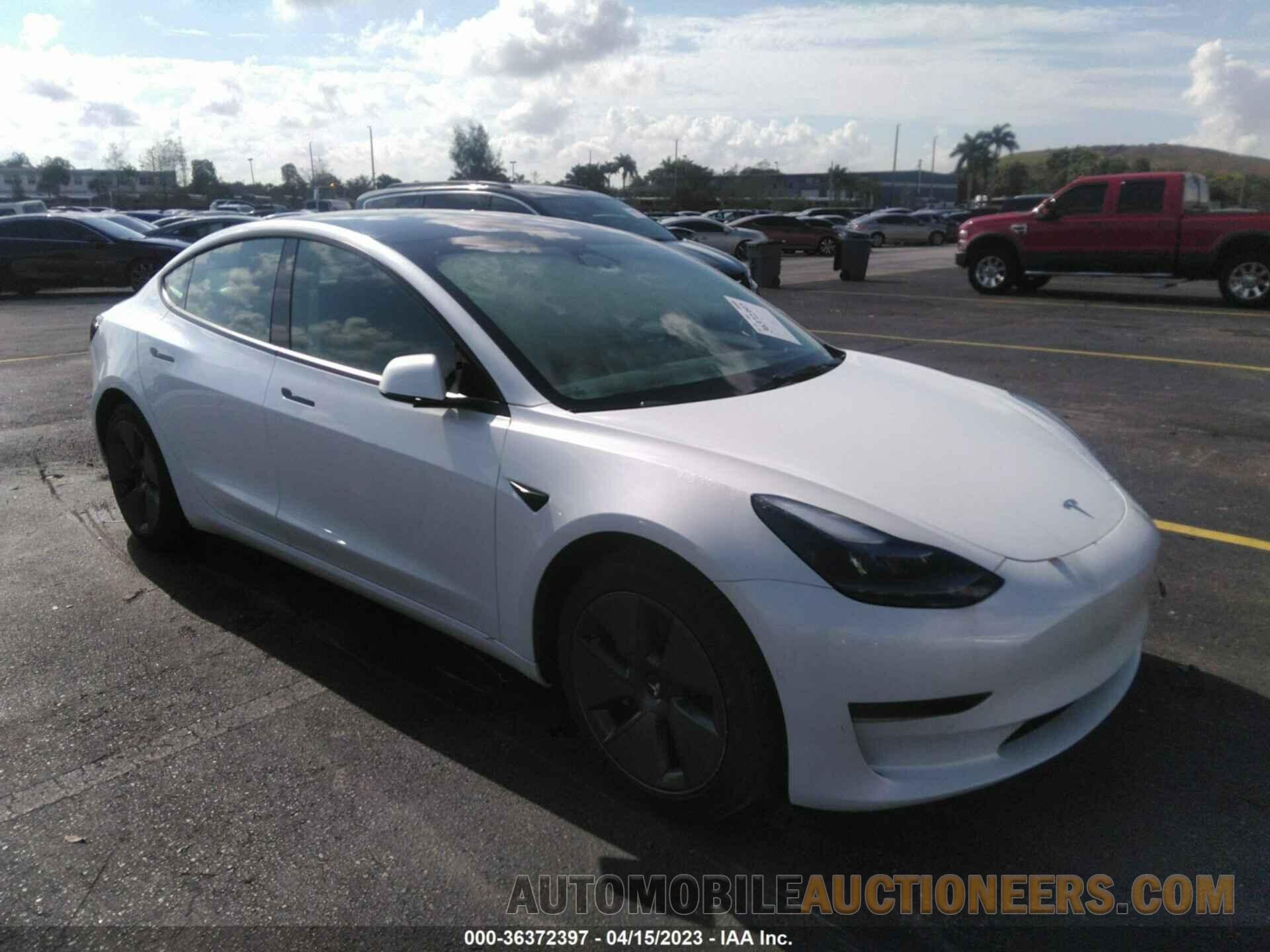 5YJ3E1EA4NF336975 TESLA MODEL 3 2022