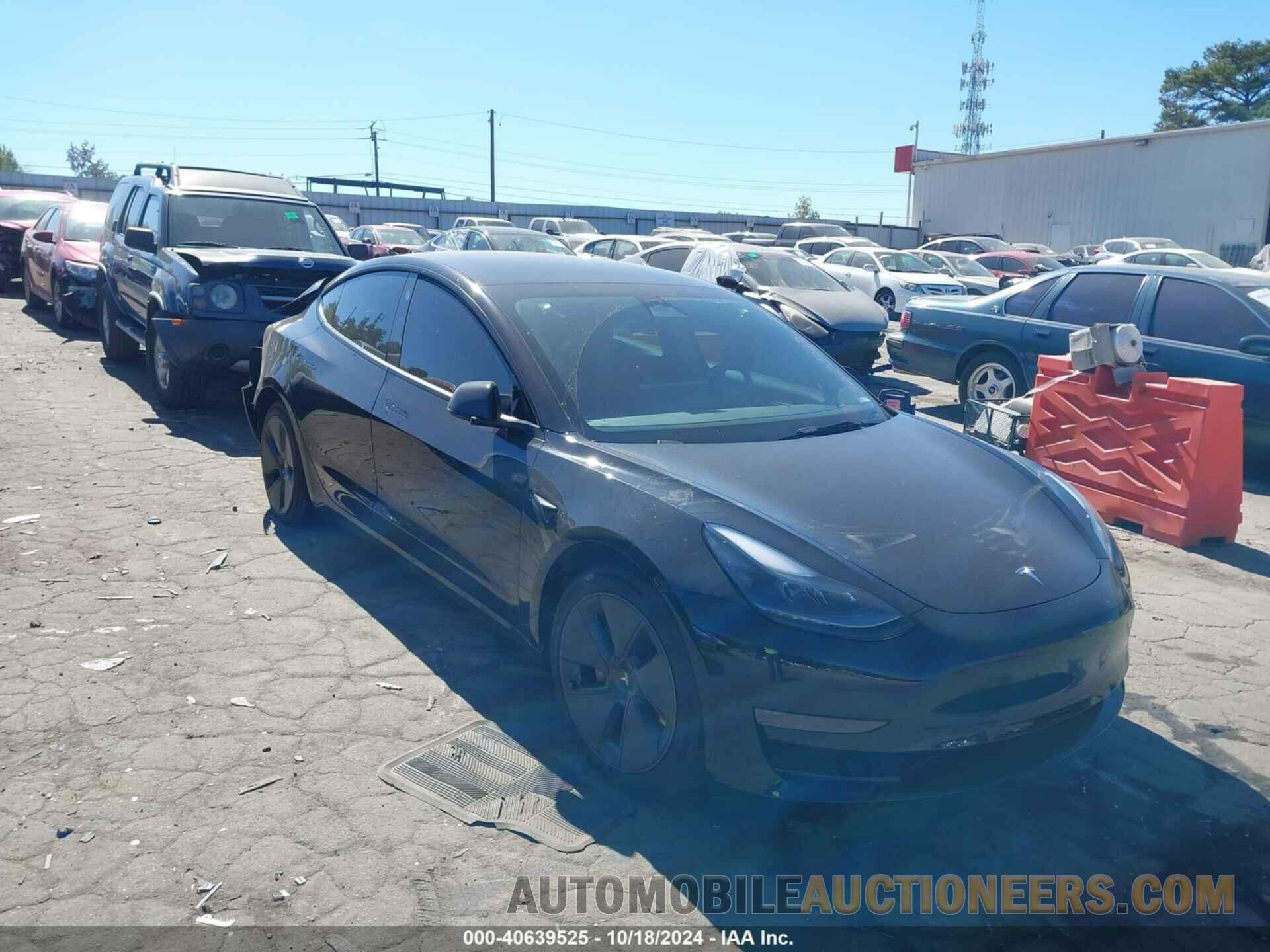 5YJ3E1EA4NF338757 TESLA MODEL 3 2022