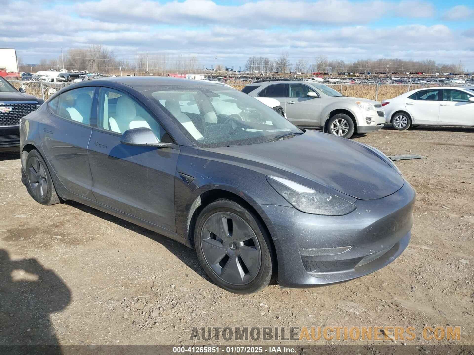 5YJ3E1EA4NF347894 TESLA MODEL 3 2022