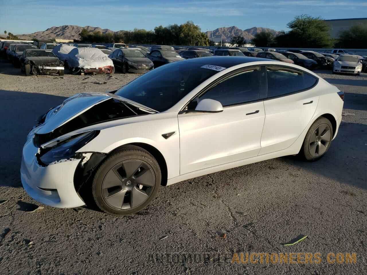 5YJ3E1EA4NF348432 TESLA MODEL 3 2022