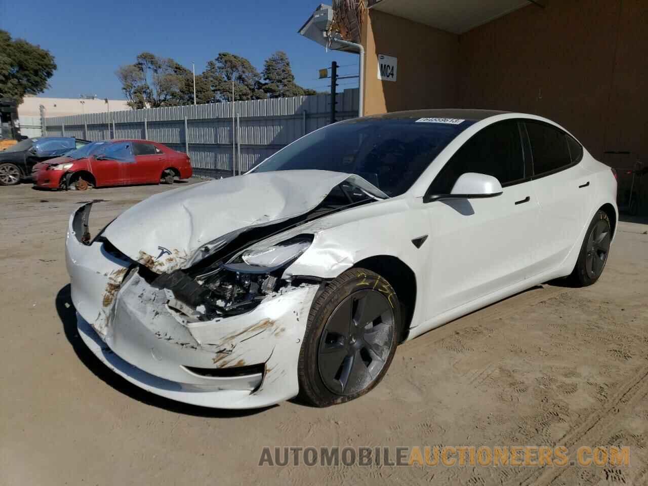 5YJ3E1EA4NF358412 TESLA MODEL 3 2022