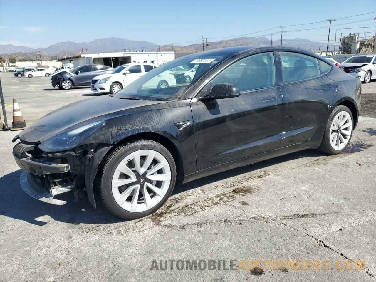 5YJ3E1EA4NF360208 TESLA MODEL 3 2022