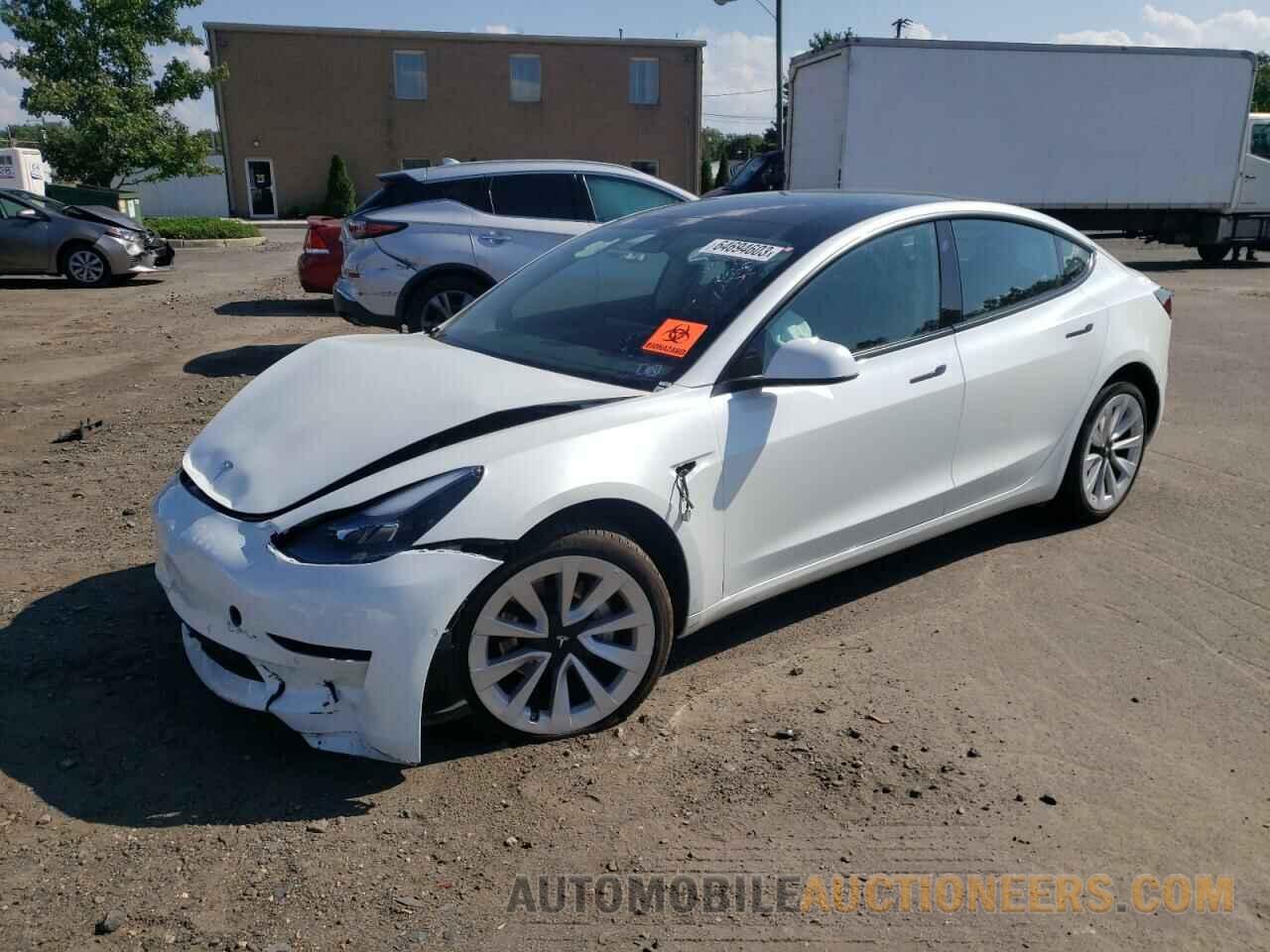 5YJ3E1EA4NF369913 TESLA MODEL 3 2022