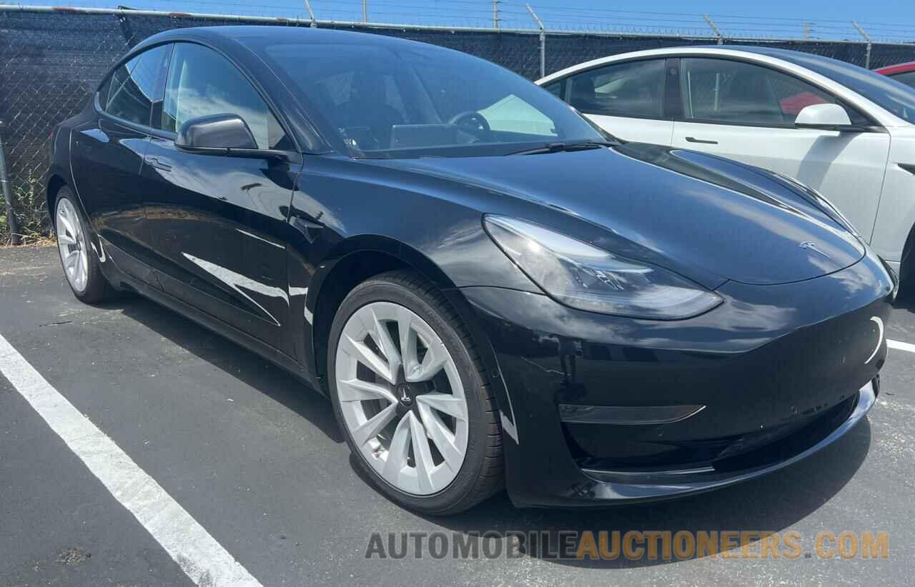 5YJ3E1EA4NF370222 TESLA MODEL 3 2022