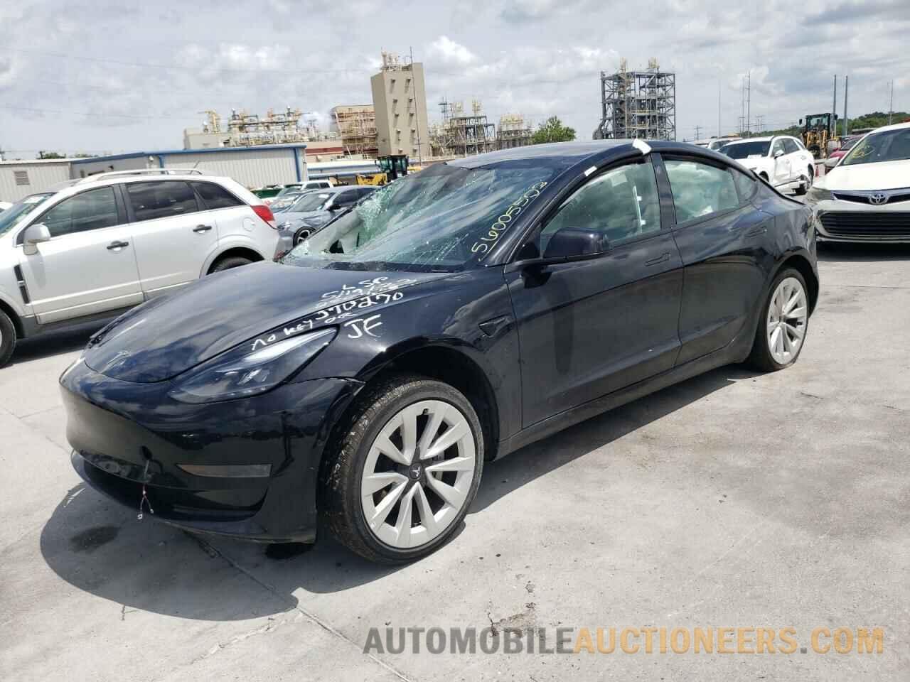 5YJ3E1EA4NF370270 TESLA MODEL 3 2022