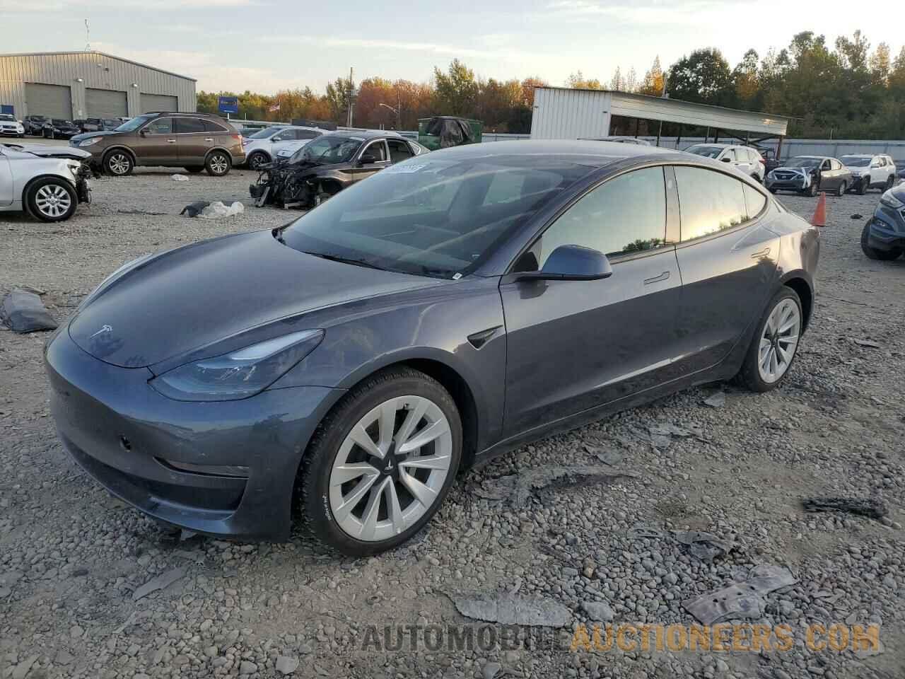 5YJ3E1EA4NF370303 TESLA MODEL 3 2022