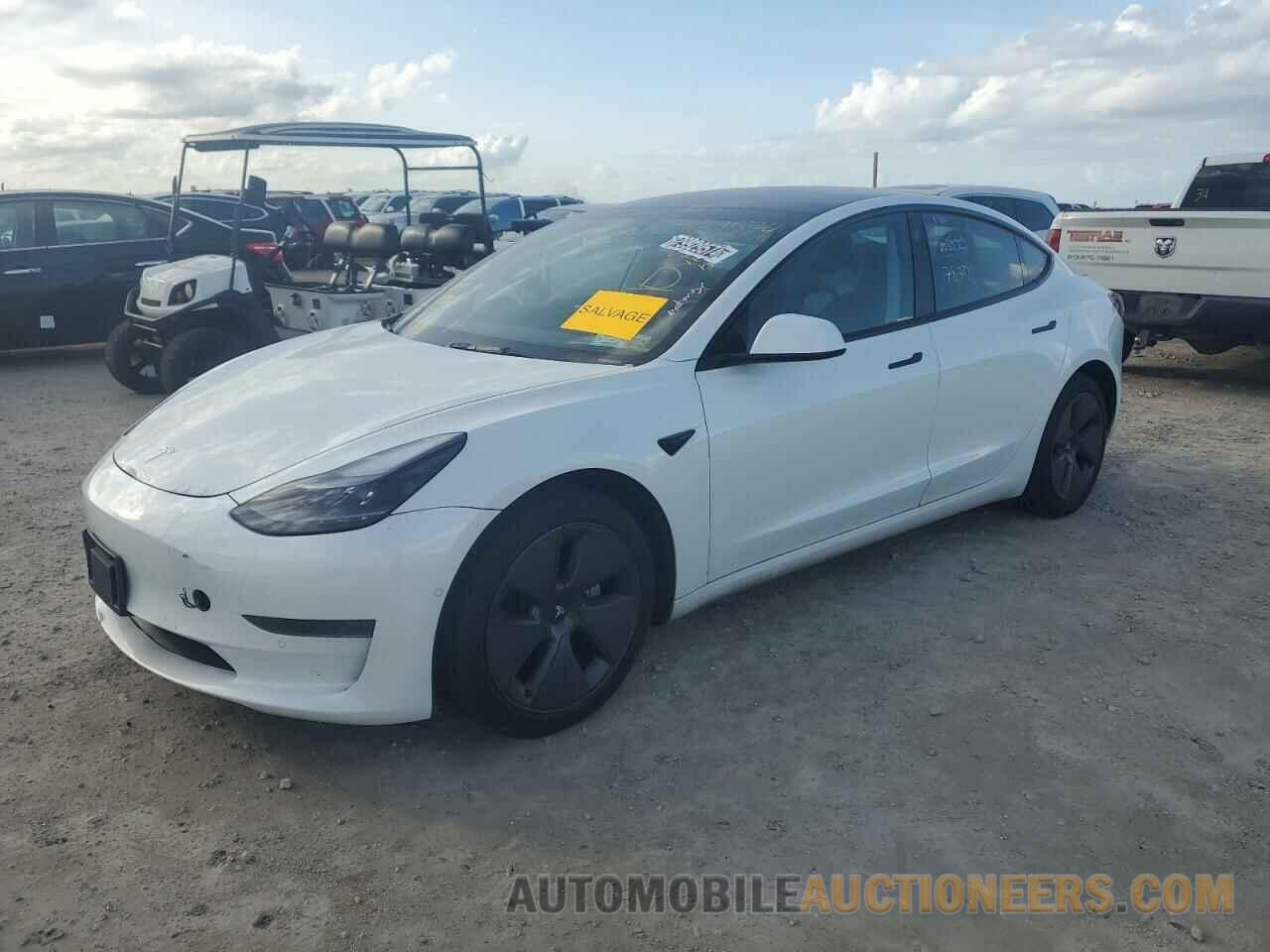 5YJ3E1EA4NF370754 TESLA MODEL 3 2022