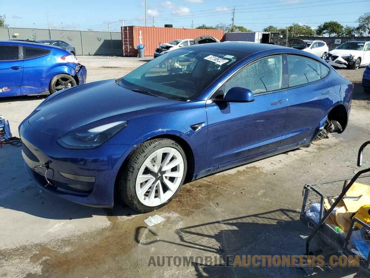 5YJ3E1EA4NF370799 TESLA MODEL 3 2022