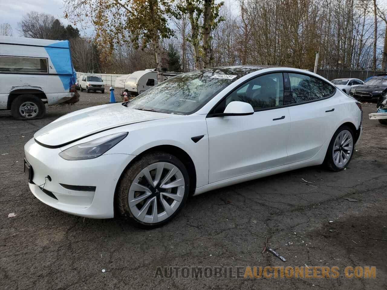 5YJ3E1EA4NF371127 TESLA MODEL 3 2022