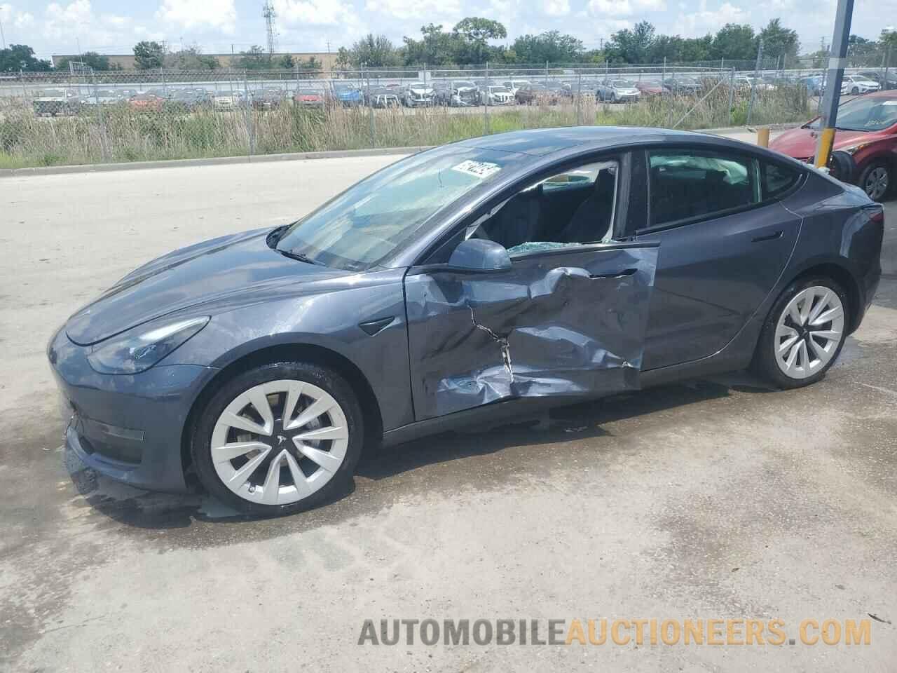 5YJ3E1EA4NF371225 TESLA MODEL 3 2022