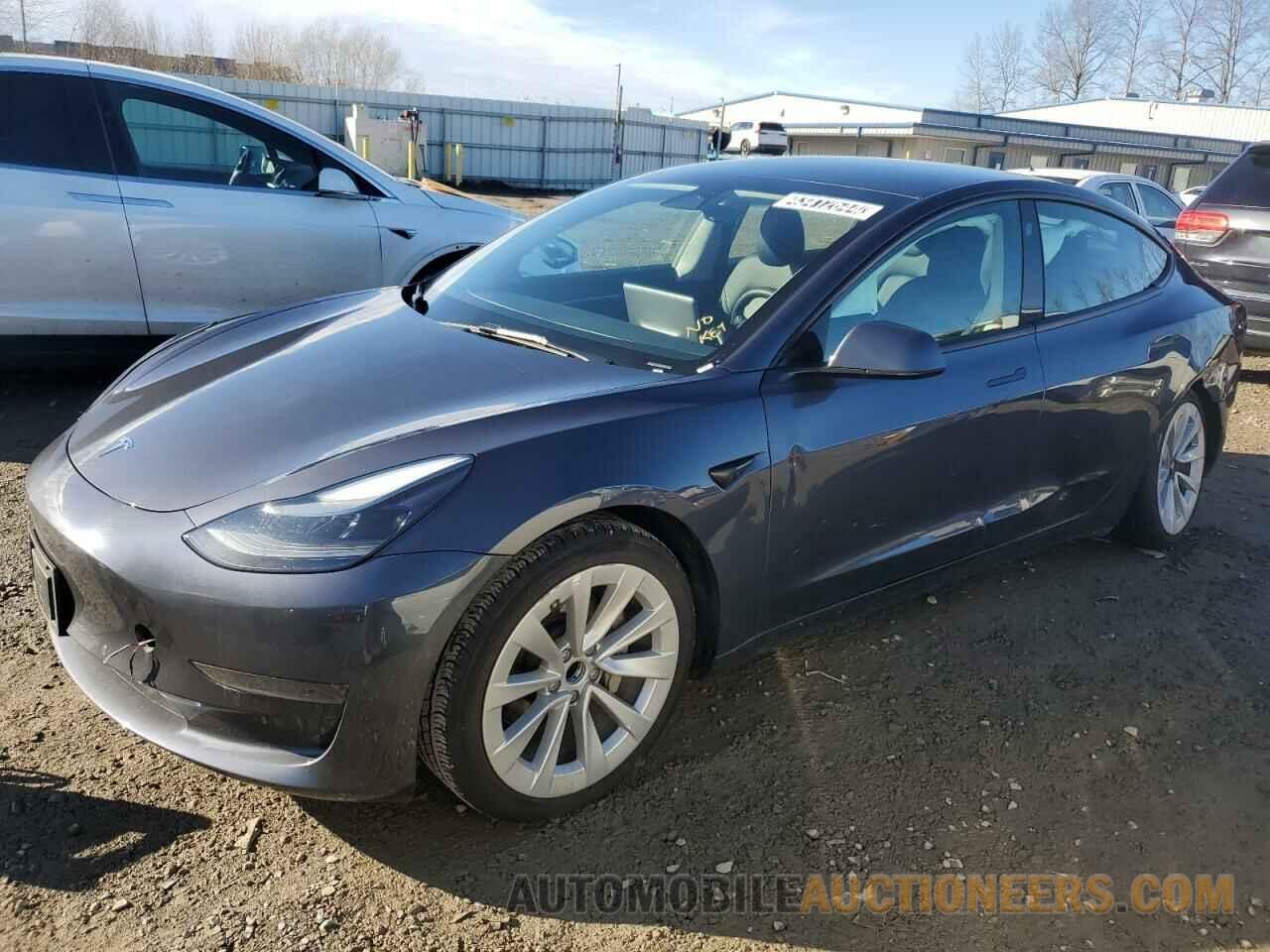 5YJ3E1EA4NF371788 TESLA MODEL 3 2022