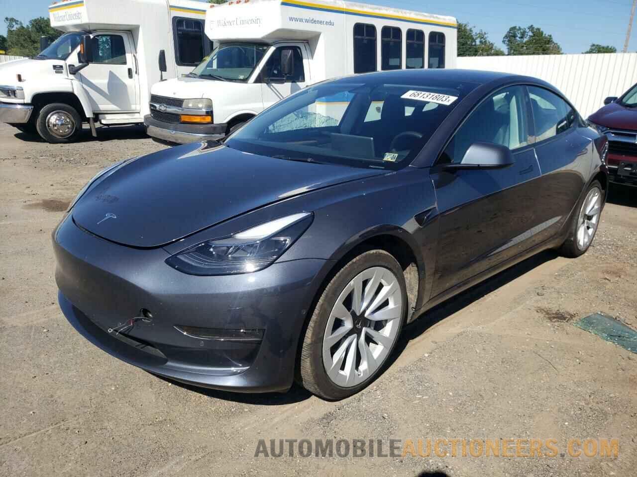 5YJ3E1EA4NF372133 TESLA MODEL 3 2022