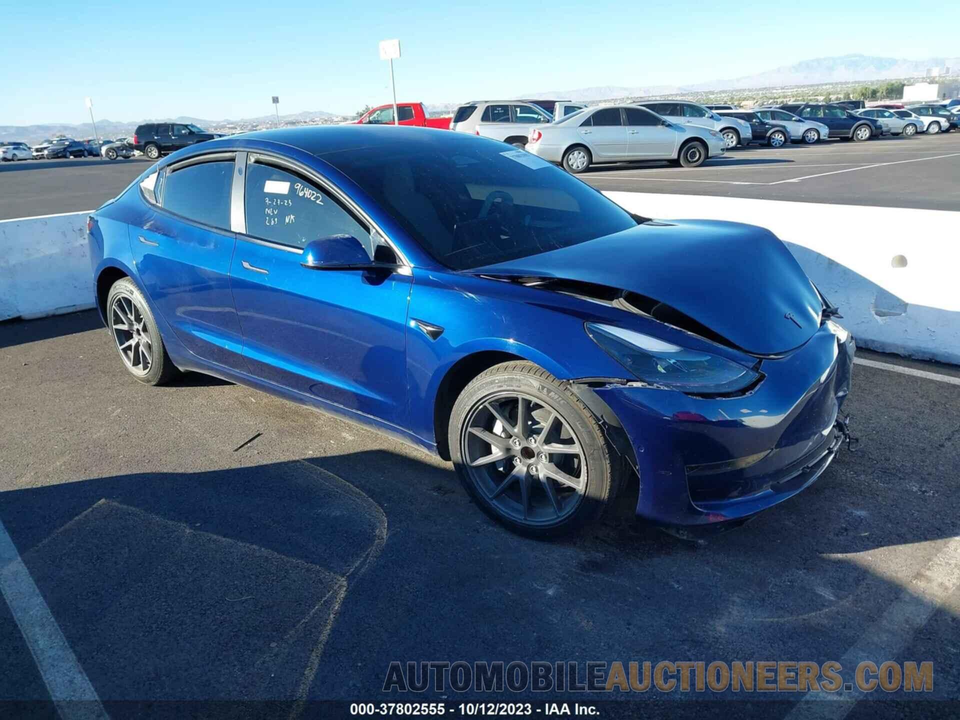 5YJ3E1EA4NF375257 TESLA MODEL 3 2022