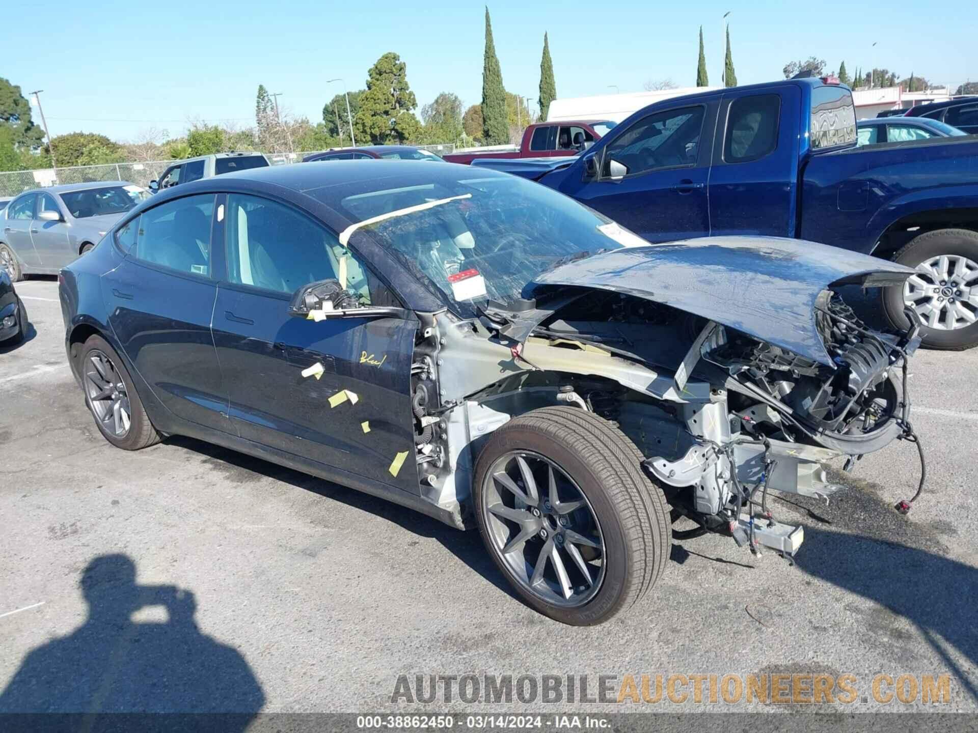 5YJ3E1EA4PF418322 TESLA MODEL 3 2023