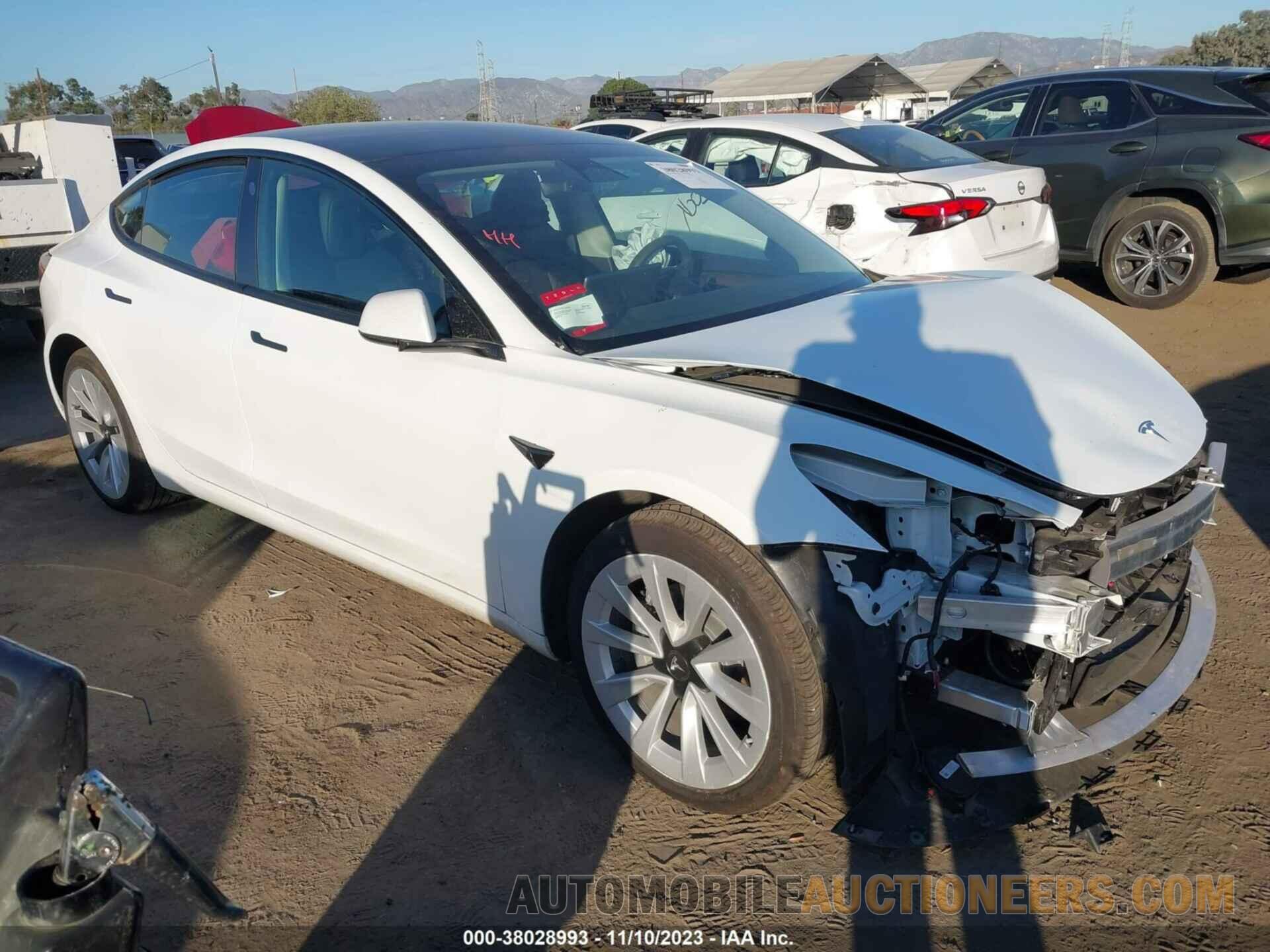 5YJ3E1EA4PF492128 TESLA MODEL 3 2023