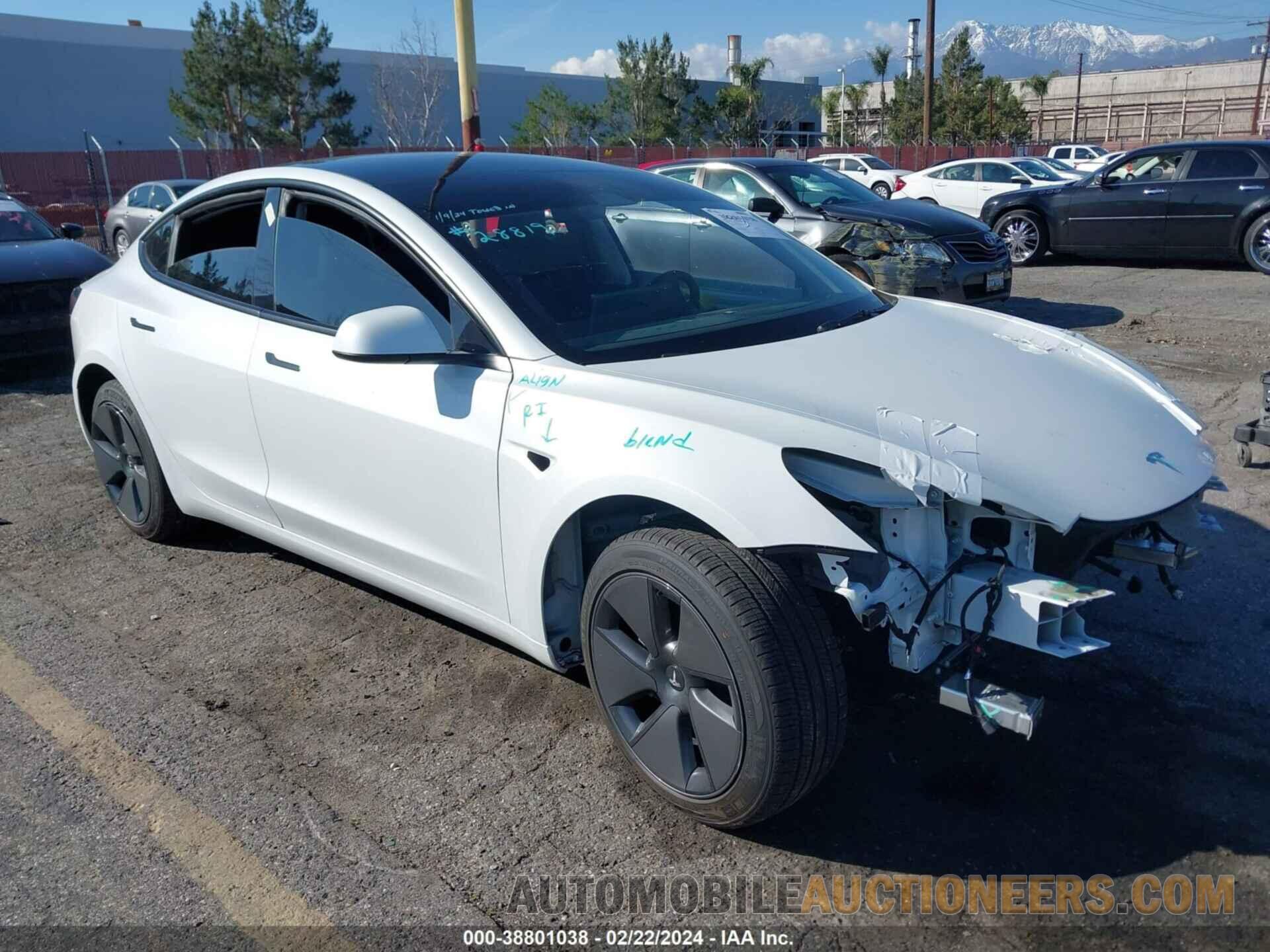 5YJ3E1EA4PF543496 TESLA MODEL 3 2023