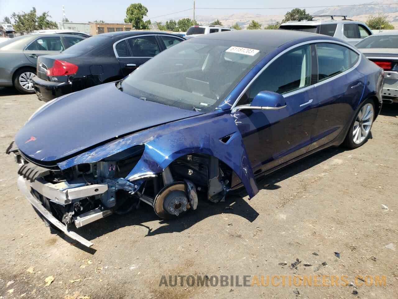 5YJ3E1EA5JF035822 TESLA MODEL 3 2018