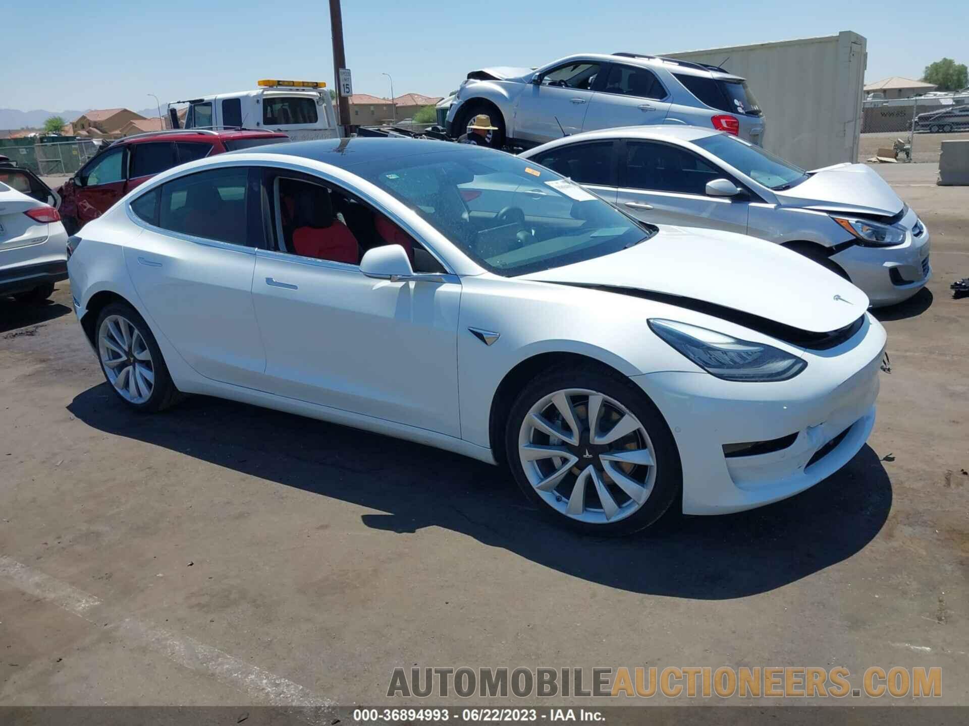 5YJ3E1EA5KF436370 TESLA MODEL 3 2019