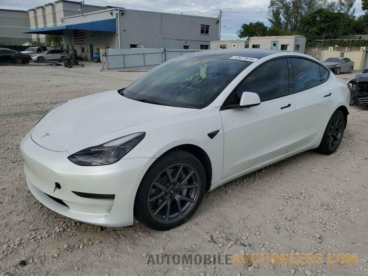 5YJ3E1EA5MF016160 TESLA MODEL 3 2021