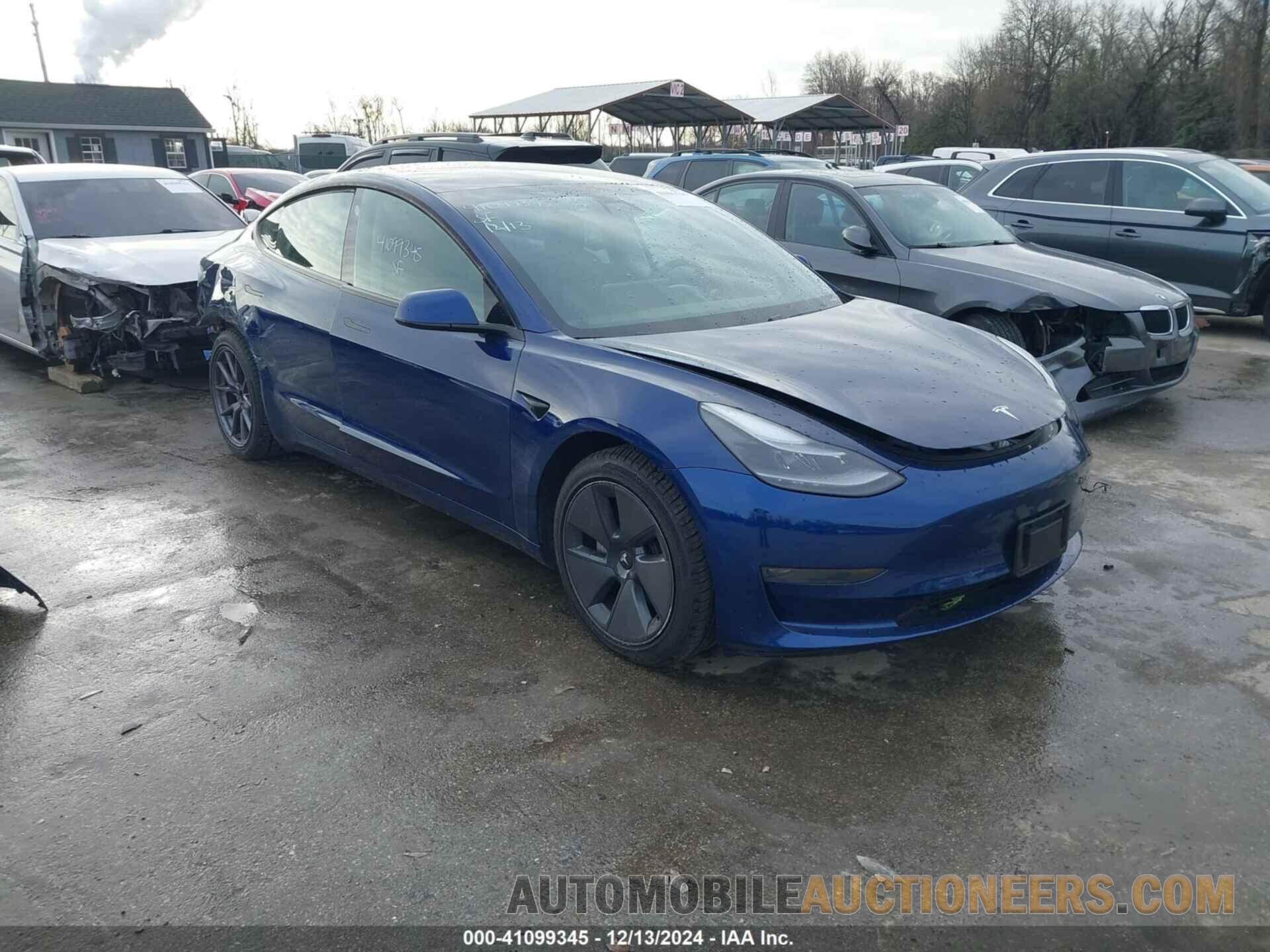 5YJ3E1EA5MF017518 TESLA MODEL 3 2021