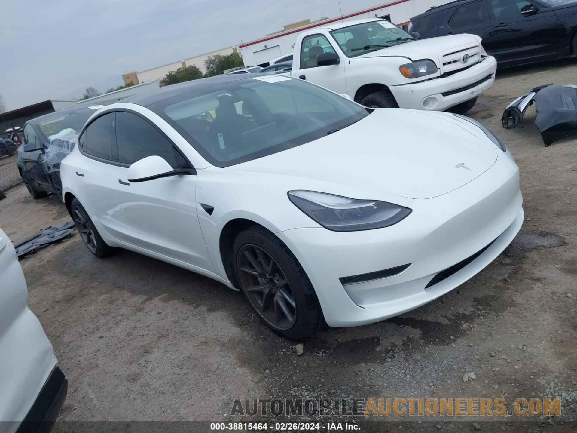 5YJ3E1EA5MF052687 TESLA MODEL 3 2021