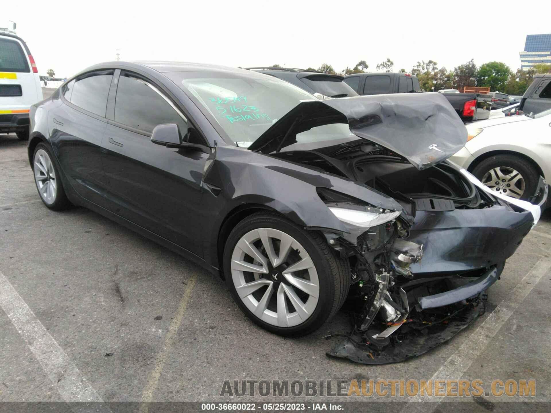 5YJ3E1EA5MF061504 TESLA MODEL 3 2021