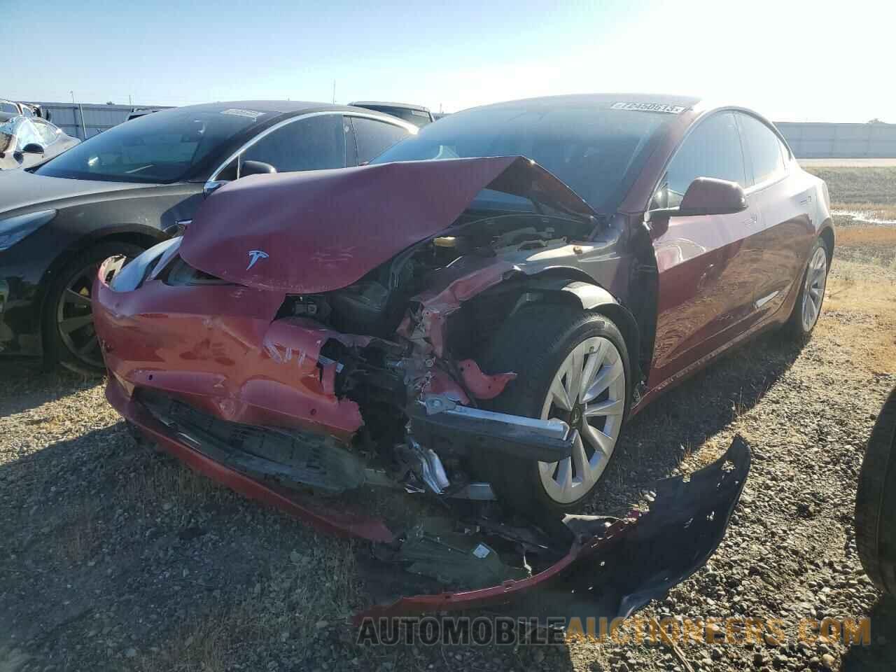 5YJ3E1EA5MF076813 TESLA MODEL 3 2021