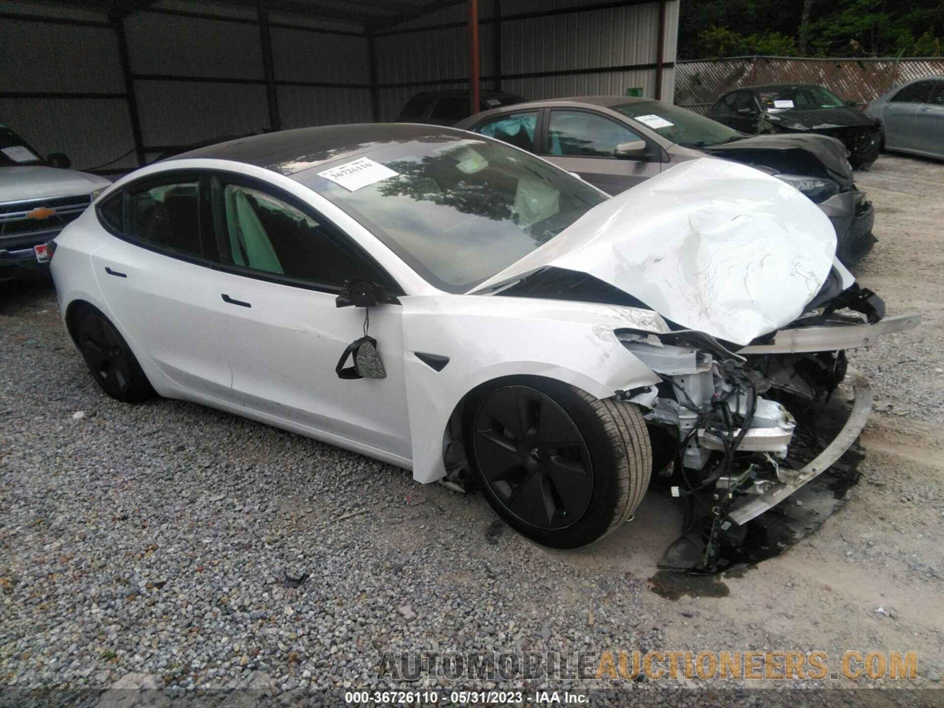 5YJ3E1EA5MF078271 TESLA MODEL 3 2021