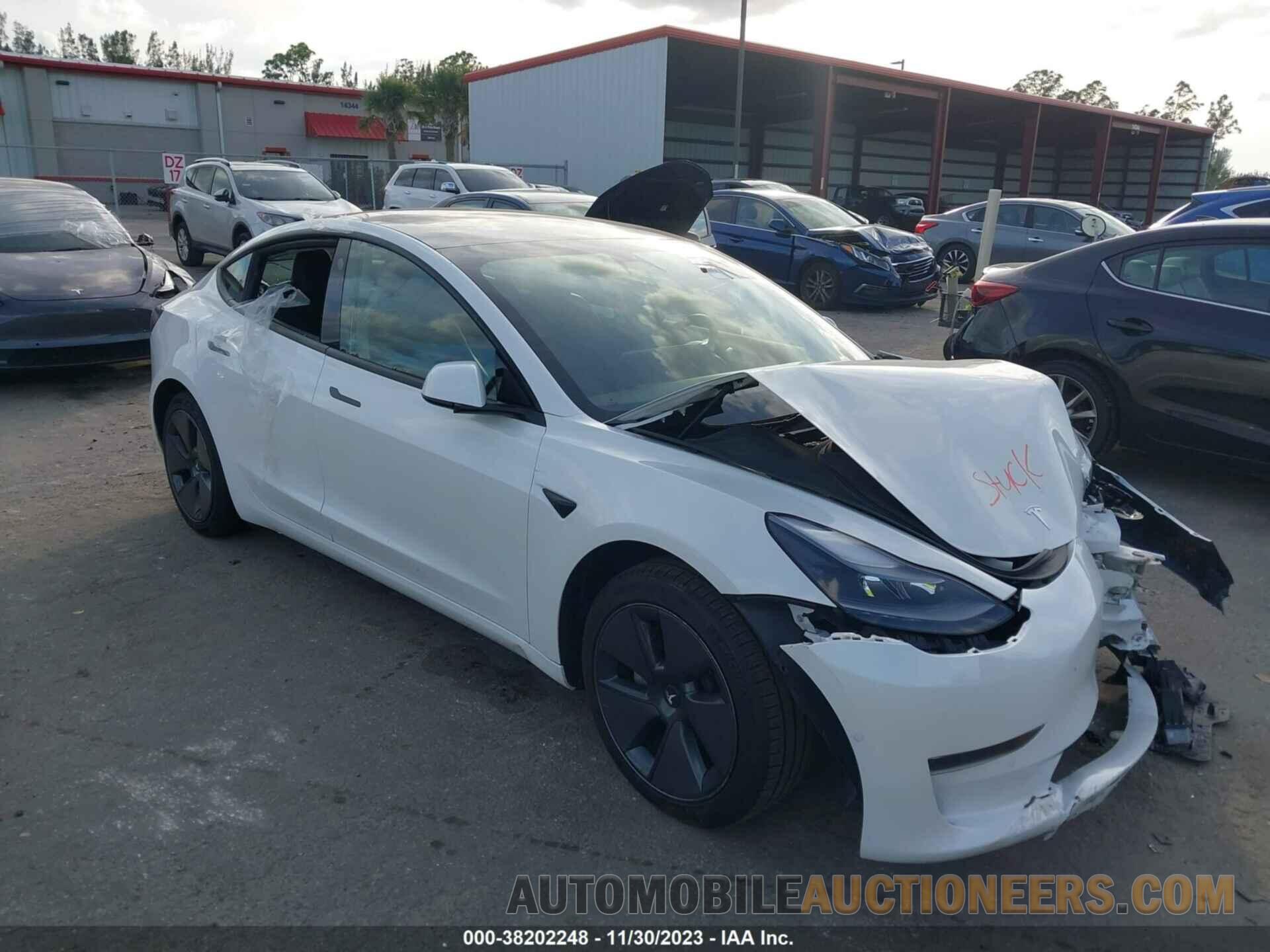 5YJ3E1EA5MF081705 TESLA MODEL 3 2021