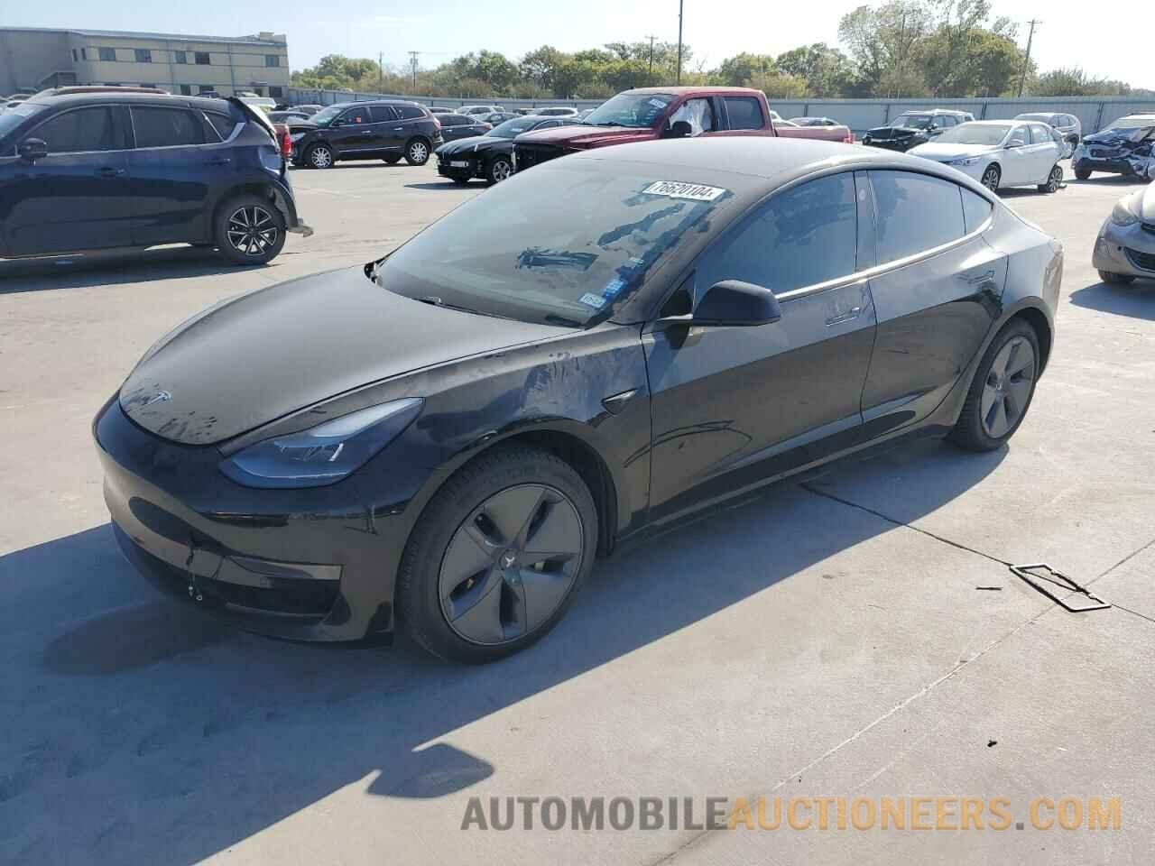 5YJ3E1EA5MF084376 TESLA MODEL 3 2021