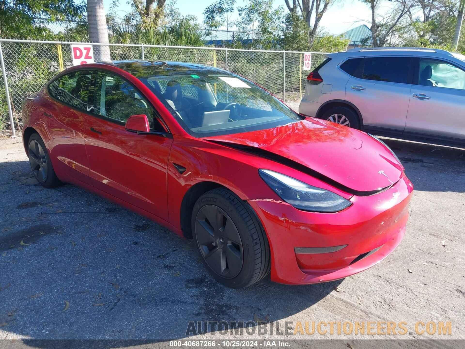 5YJ3E1EA5MF087956 TESLA MODEL 3 2021