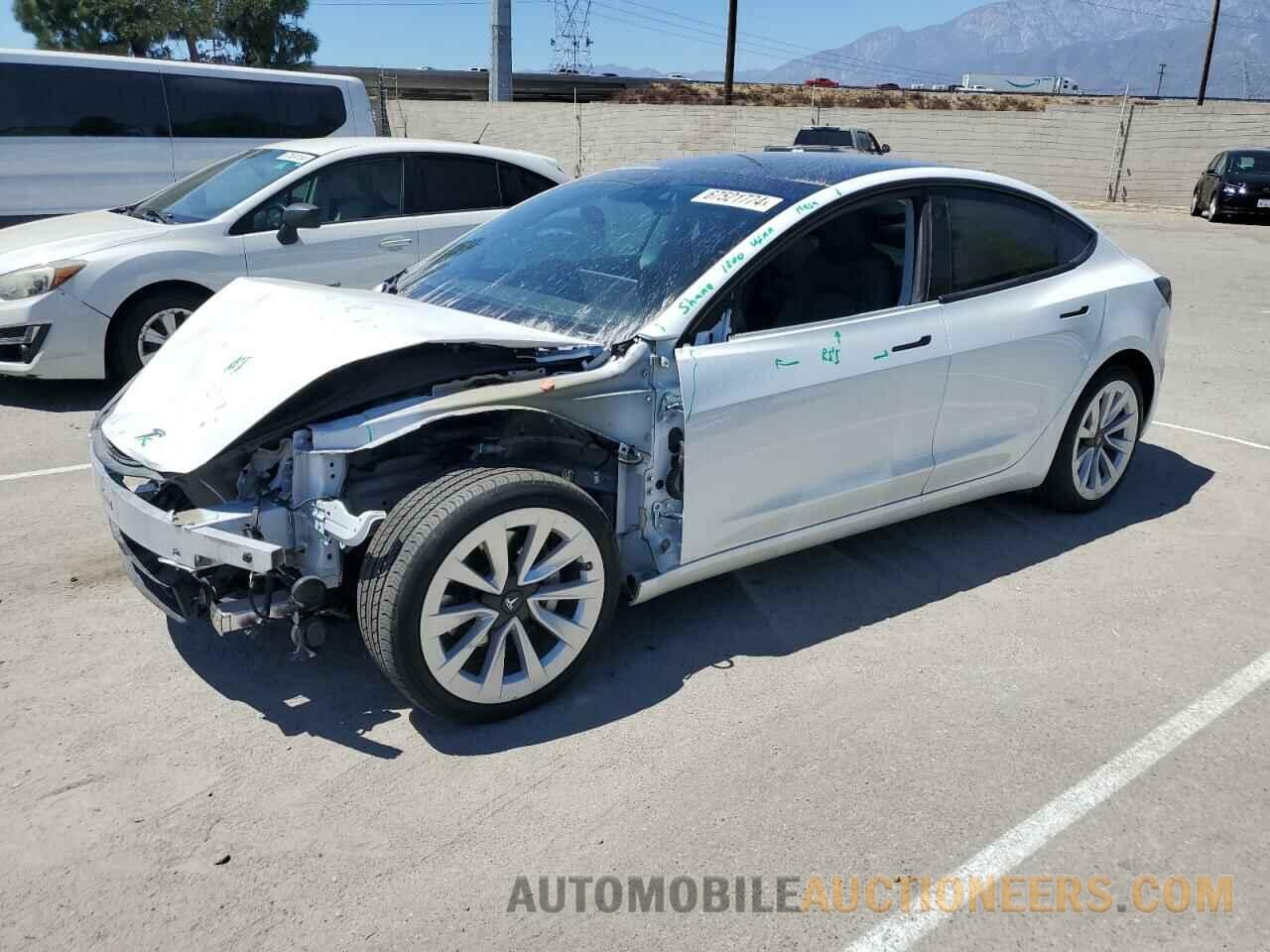 5YJ3E1EA5MF089612 TESLA MODEL 3 2021