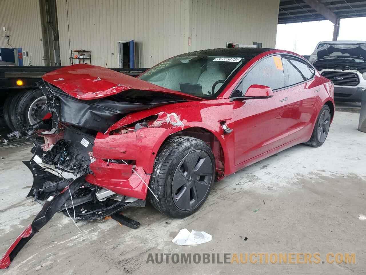 5YJ3E1EA5MF091554 TESLA MODEL 3 2021