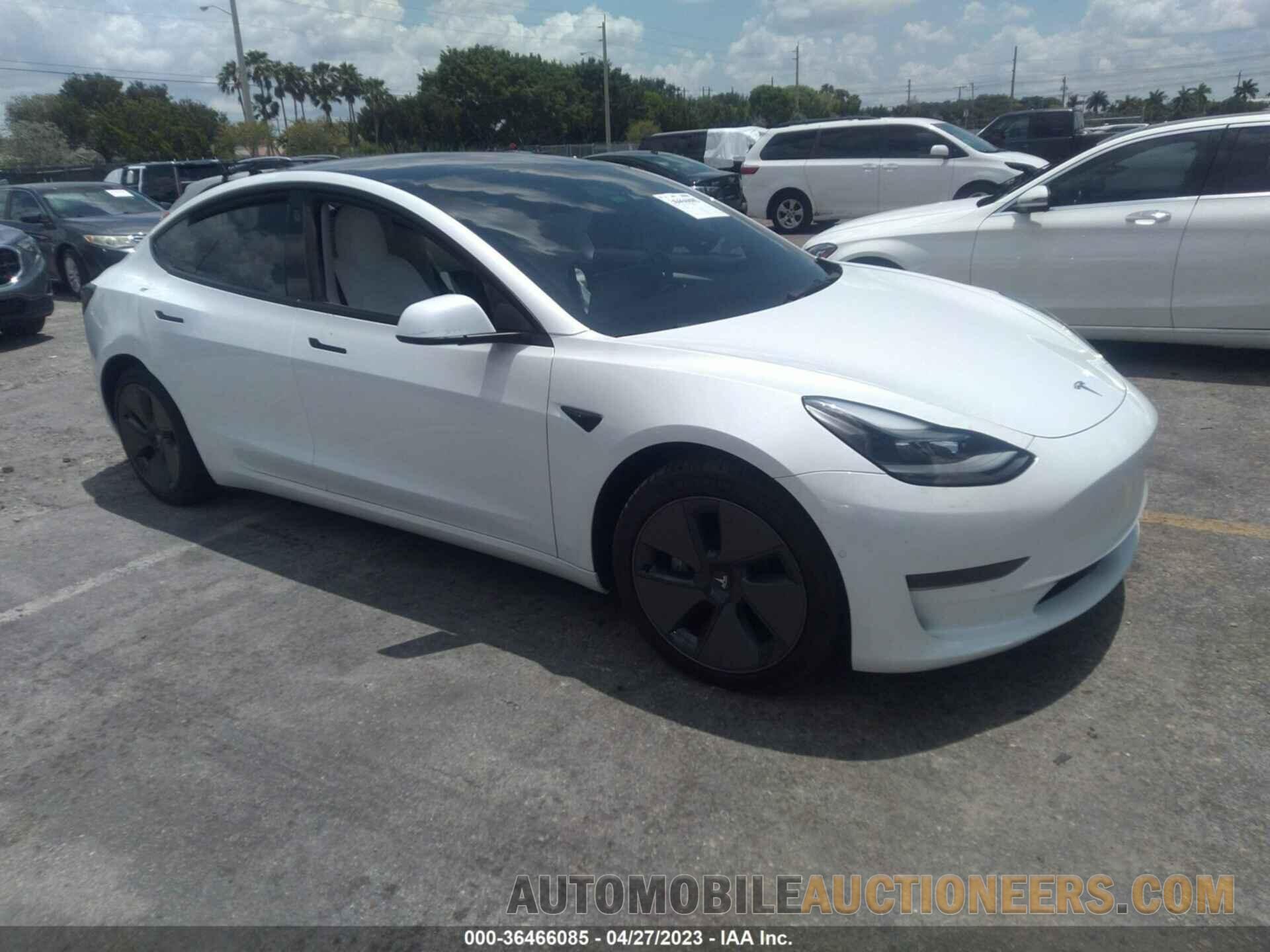 5YJ3E1EA5MF093238 TESLA MODEL 3 2021