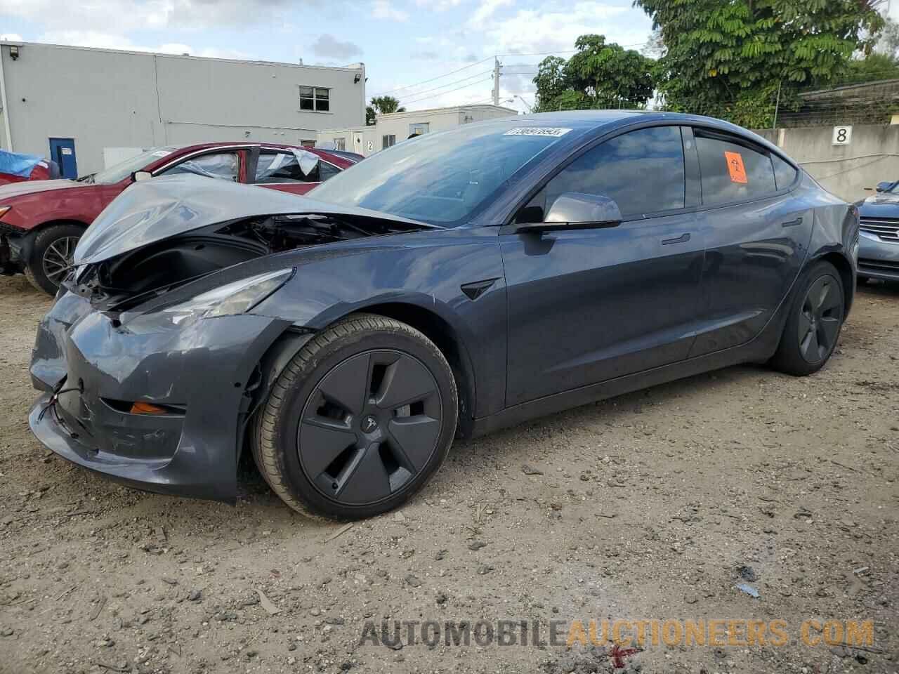 5YJ3E1EA5MF093837 TESLA MODEL 3 2021