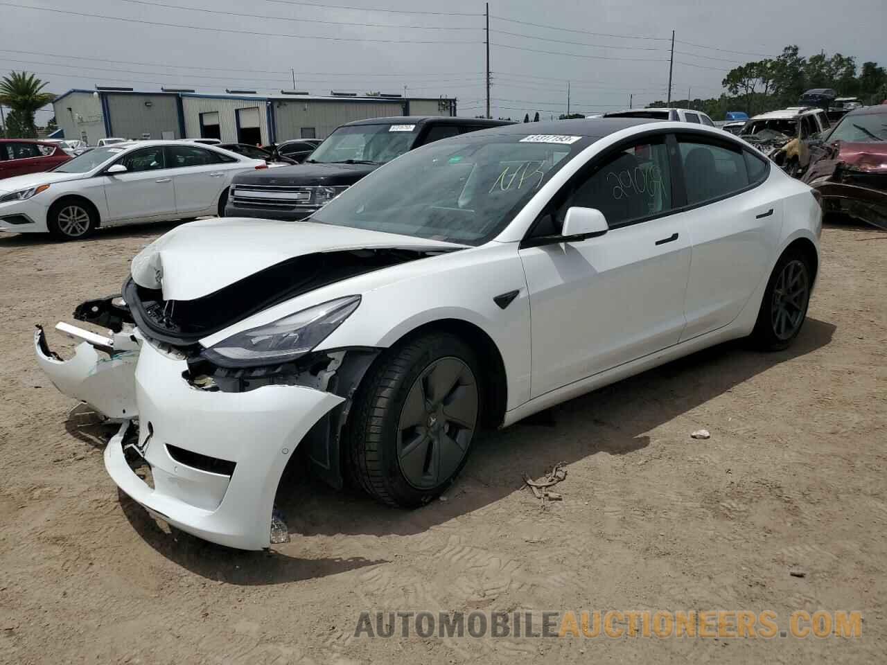 5YJ3E1EA5MF097533 TESLA MODEL 3 2021