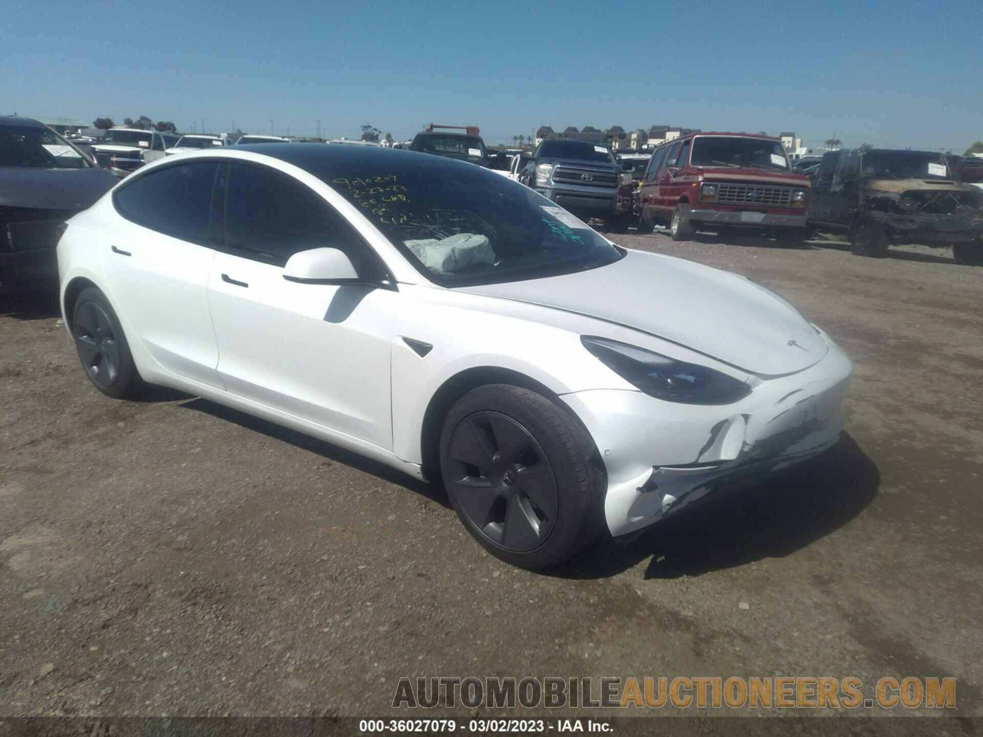 5YJ3E1EA5MF097743 TESLA MODEL 3 2021