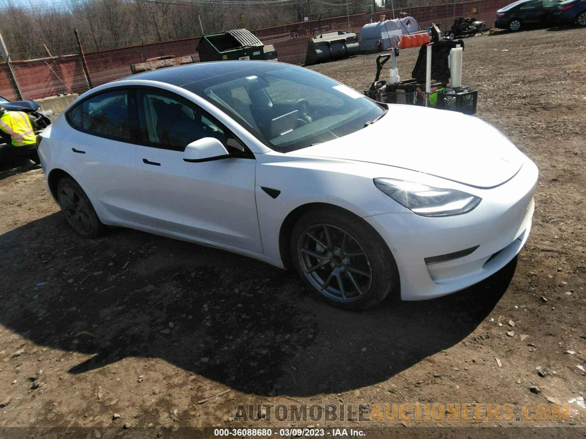 5YJ3E1EA5MF851580 TESLA MODEL 3 2021