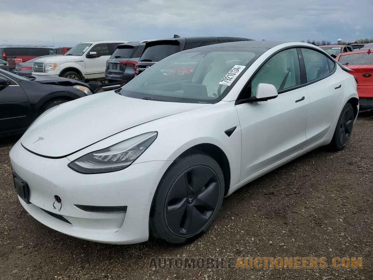 5YJ3E1EA5MF858903 TESLA MODEL 3 2021