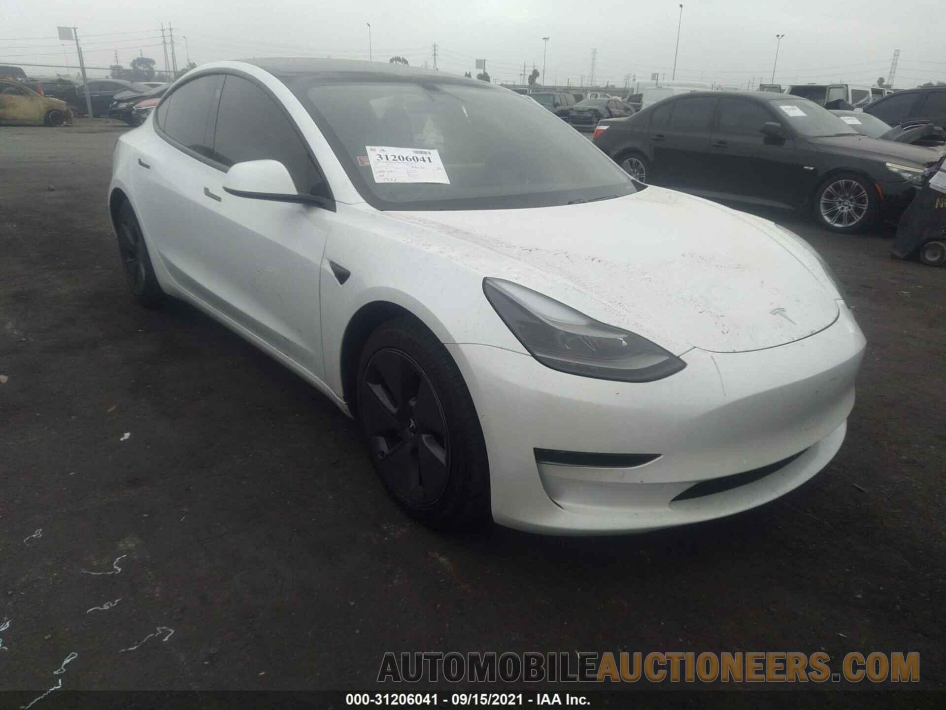 5YJ3E1EA5MF867388 TESLA MODEL 3 2021