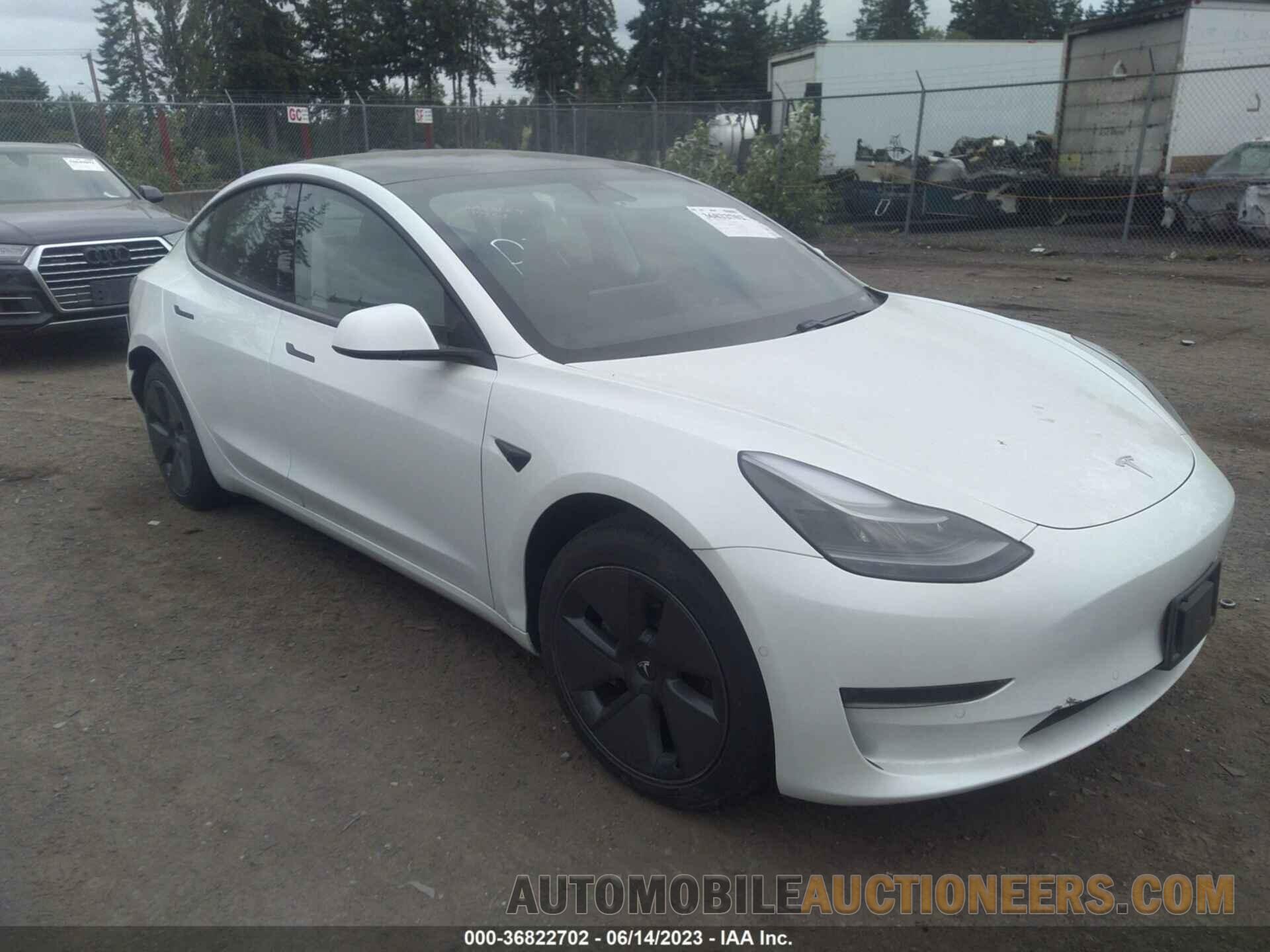 5YJ3E1EA5MF867701 TESLA MODEL 3 2021