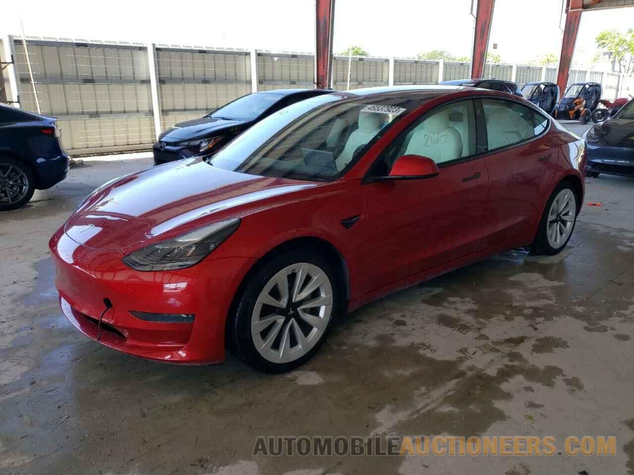 5YJ3E1EA5MF908747 TESLA MODEL 3 2021